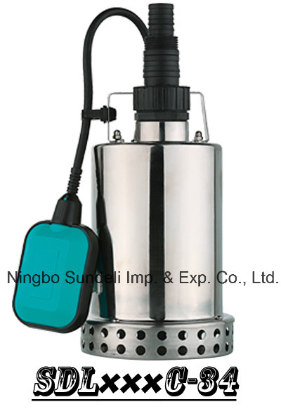 (SDL400C-34) Big Power Long Life Stainless Steel Garden Submersible Pump with Float Switch Ce UL Certificate