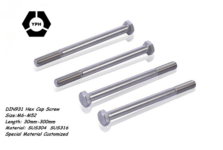 Hex Head Bolt DIN931 (M5-M100)