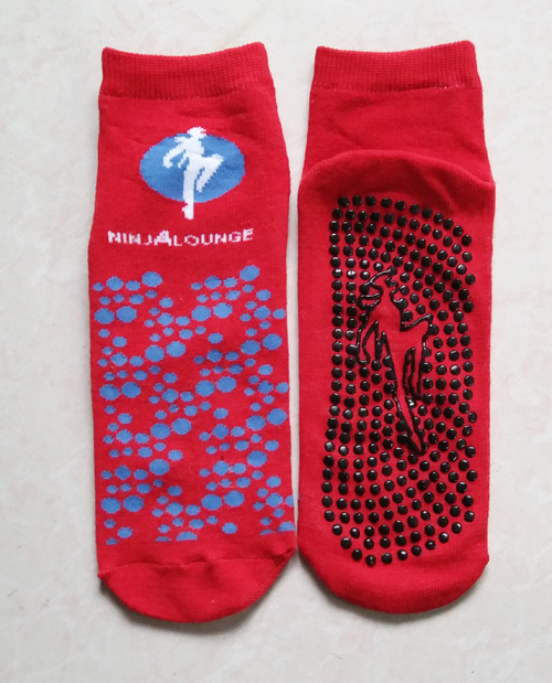 Jump Sock Is for Club Trampoline Socks Anti-Slip Non-Skid Floor Socks