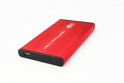 2.5'' USB2.0 Aluminum External SATA Hard Drive Enclosure