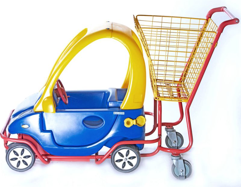 Kids Supermarket Shopping Trolley Cart