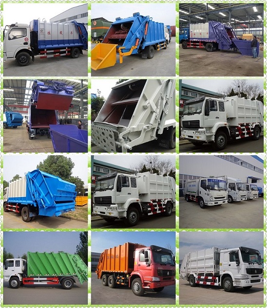 Heavy 4X2 Dongfeng 8tons Compression Garbage Truck 10m3 Garbage Compactor Truck