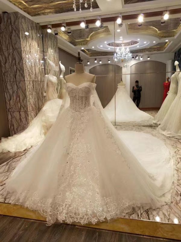 Luxury Princess/A Line Marriage Wedding Dresses