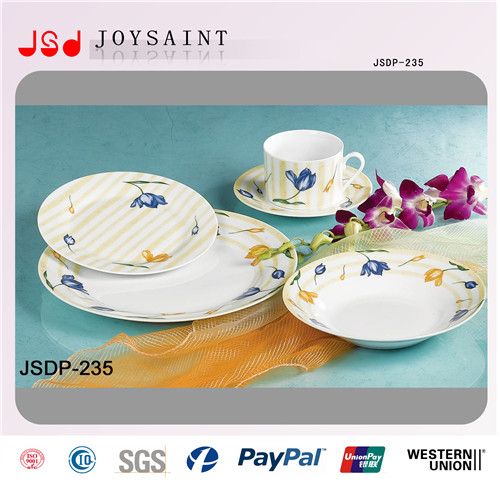 Customized 20PCS Round Shape Dinner Set