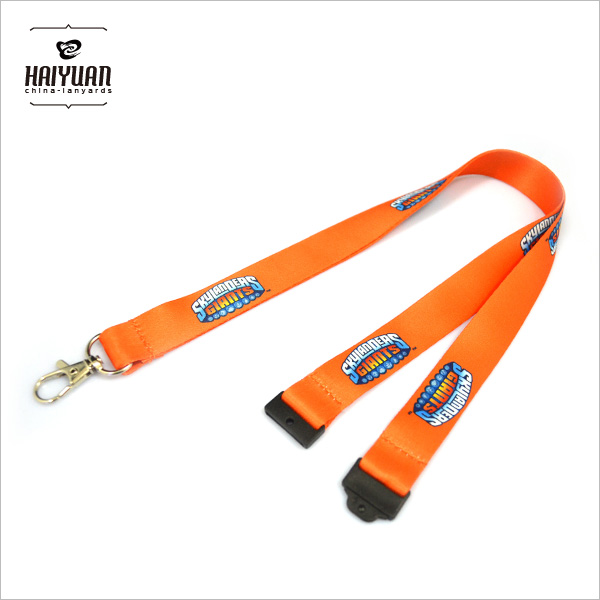 Eco-Friendly Full Color Printing Polyester Lanyard with Safety Breakaway