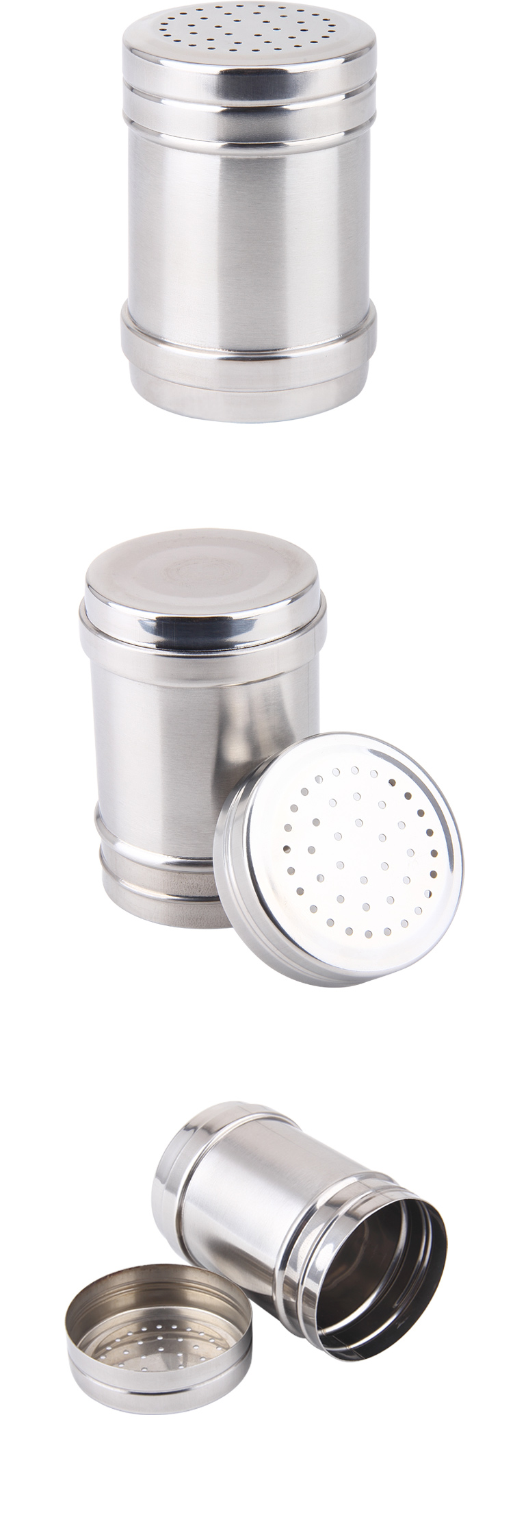 Wholesale Metal Stainless Steel Salt and Pepper Bottle