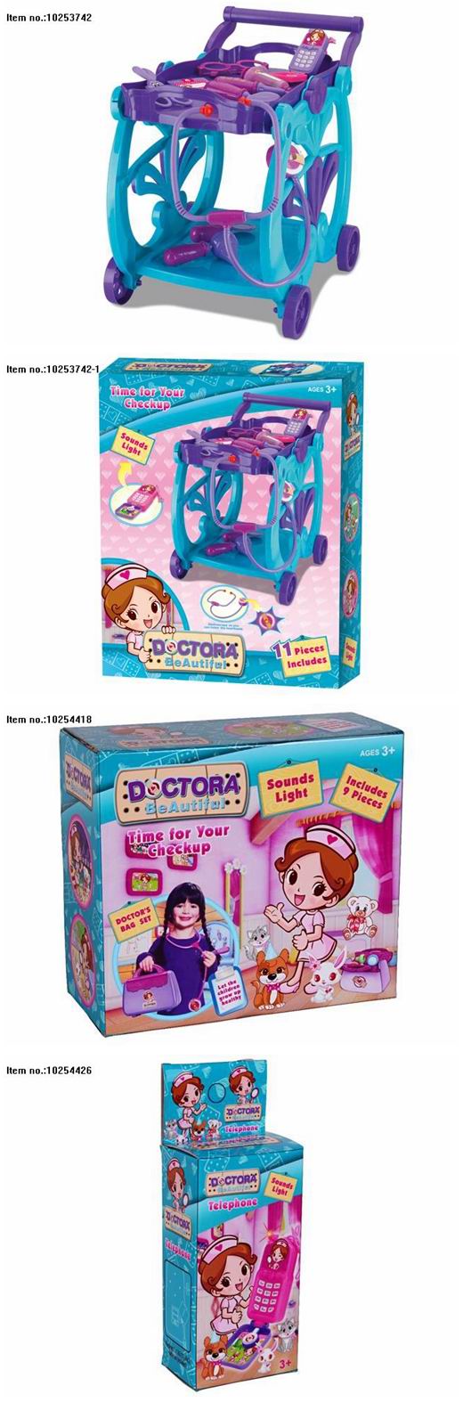 Education Toys of Doctor Play Set for Kids