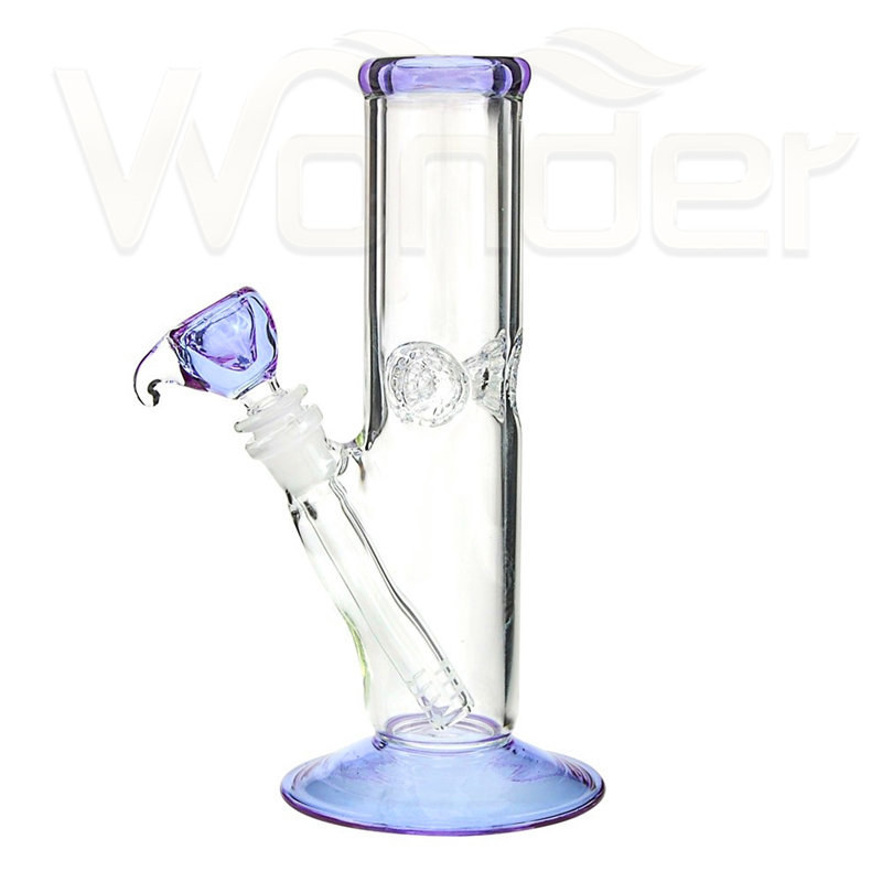 Tansparent and blue Color Glass Smoking Pipe for Hookah Bar