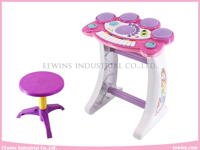 Multifunction Electronic Musical Toys Keyboard Desk with Chair