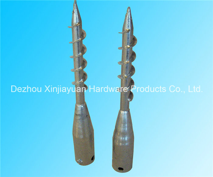 ISO 630 Fe 360A Standard Natural Ground Screw Anchors W/Flange