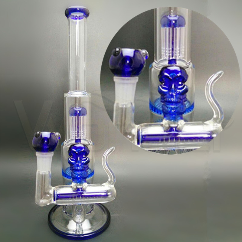 Wholesale Recyclers Glass Smoking Pipe Beaker Glass Water Pipe in Stock