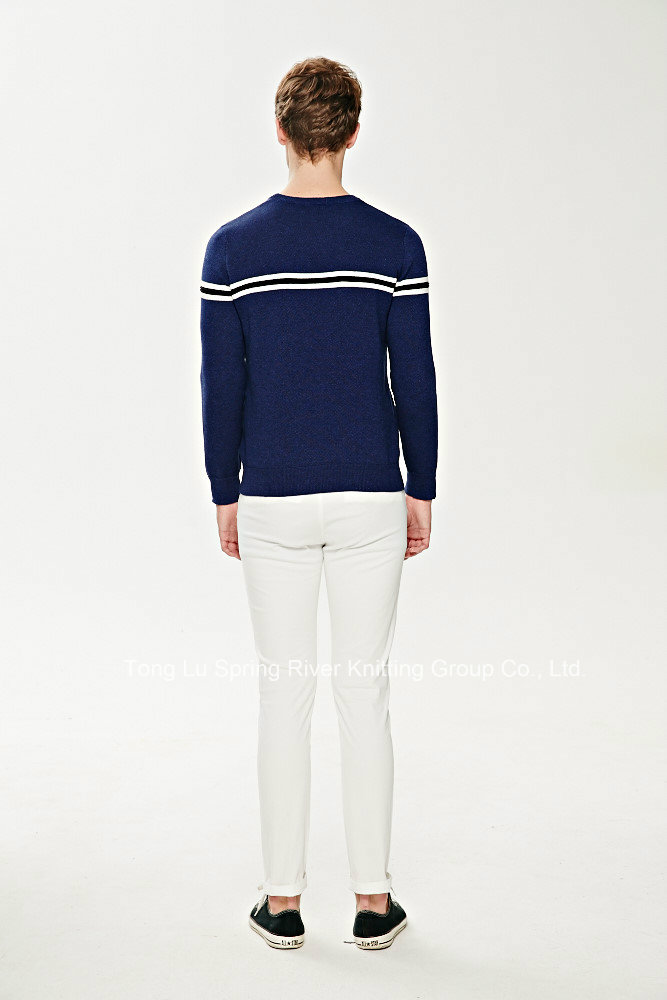 Men Winter Cotton Stripted Knitwear Sweater