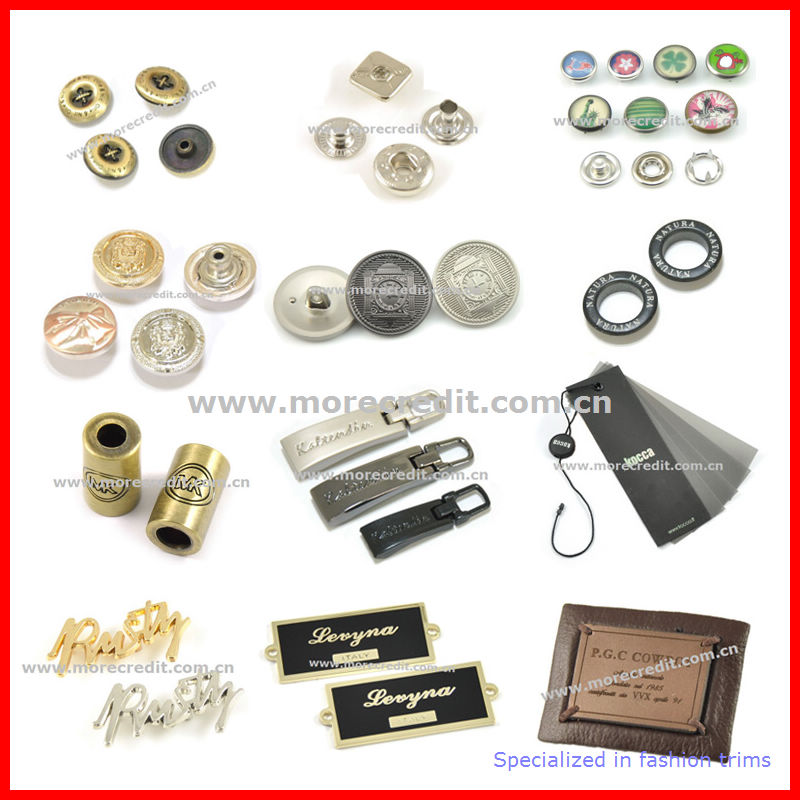 High Quality Shiny Gold Metal Press Stud Button