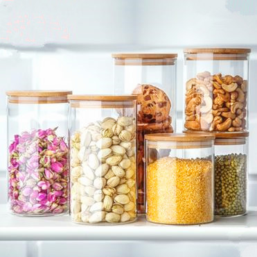 Eco-Friendly Food Grade Material Glass Jar Storage Food Jars