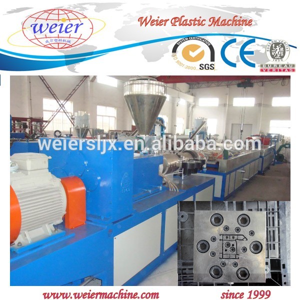 PVC UPVC Profile Door Window Machine (sjsz65/132twin screw extruder)