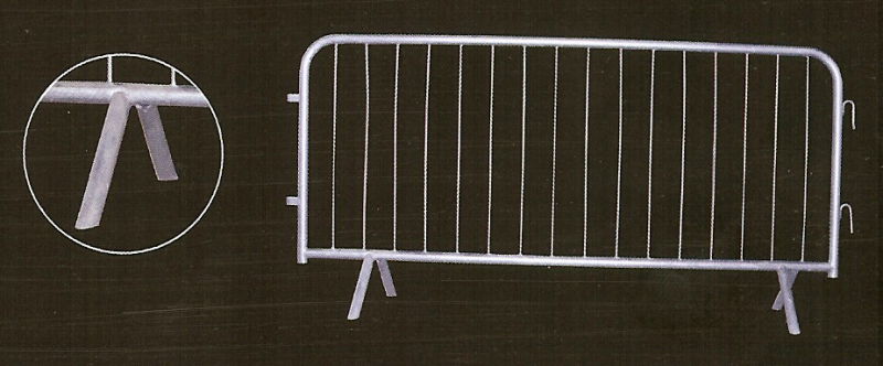 Customized Metal Crowd Control Barrier, Portable Barricades, Pedestrian Barriers