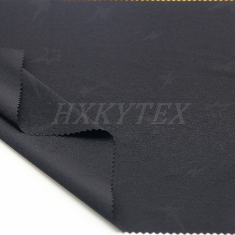 4-Way Stretch with Jacquard Pattern Nylon Fabric for Casual Jacket