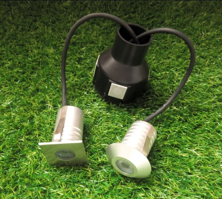 Mini 3W LED Underground Inground Light with Solar Ground Light (JP82212-H)