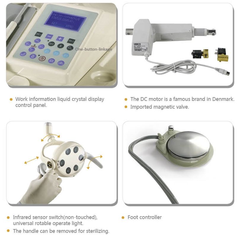 Left and Right Handed Dental Unit Top-Mounted