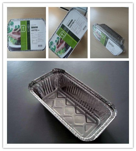 SGS Healthy Food Grade Disposable Aluminum Tray