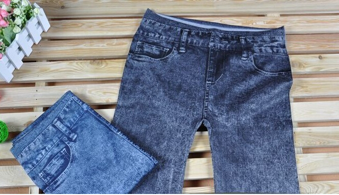 Fashion Polyester Jeans Denim Leggings (MC-1)
