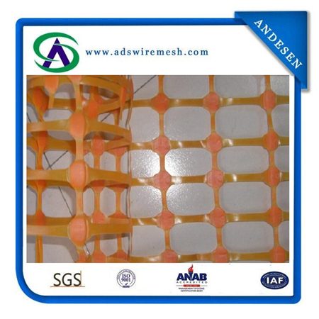 120g/Sqm 100*40mm Orange Plastic Snow Fencing Factory