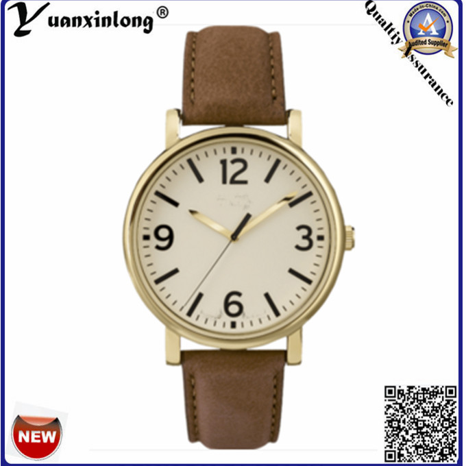 Yxl-345 Fashion Quartz Men's Watch Promotional Smple Design Leather Wrist Watch Business Men's Watches Wholesale Clock