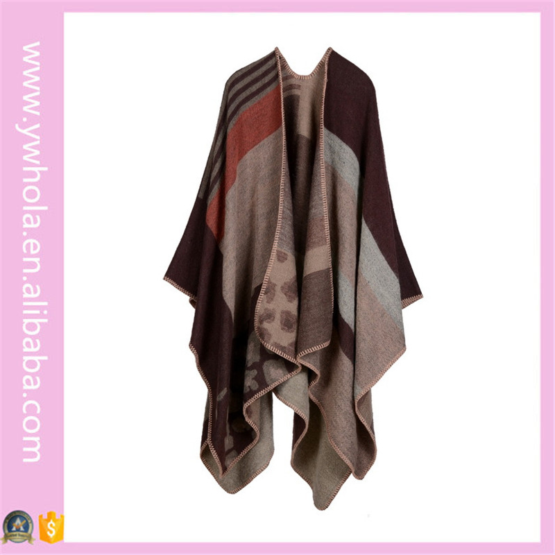 2016 Pashmina Splice Loose Cloak Design Winter Woman scarf Shawl