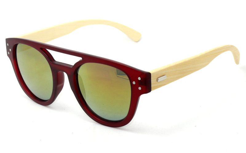 100% Bamboo Wooden Temples Sunglasses Sales