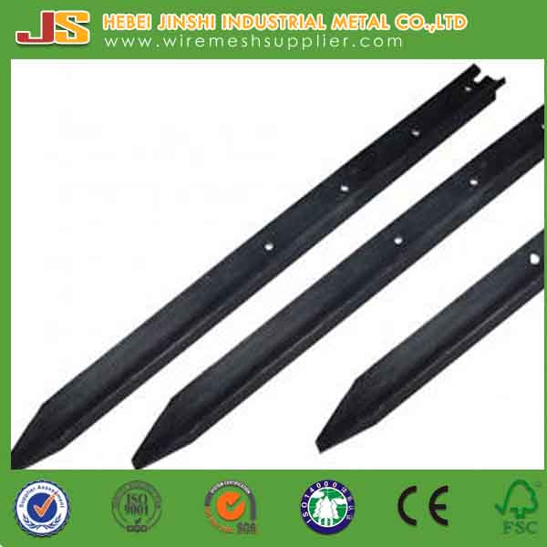 Hot Sale Low Carbon Steel Black Bitumen Star Picket