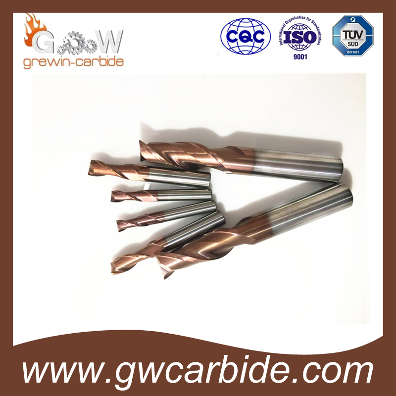 HRC60 Solid Carbide End Mills for Cutting Steel