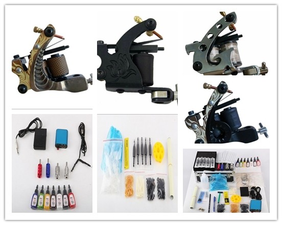 Hot Sale Professional Tattoo Kit 4 Machine Guns Tattoo Kit (Tk04)