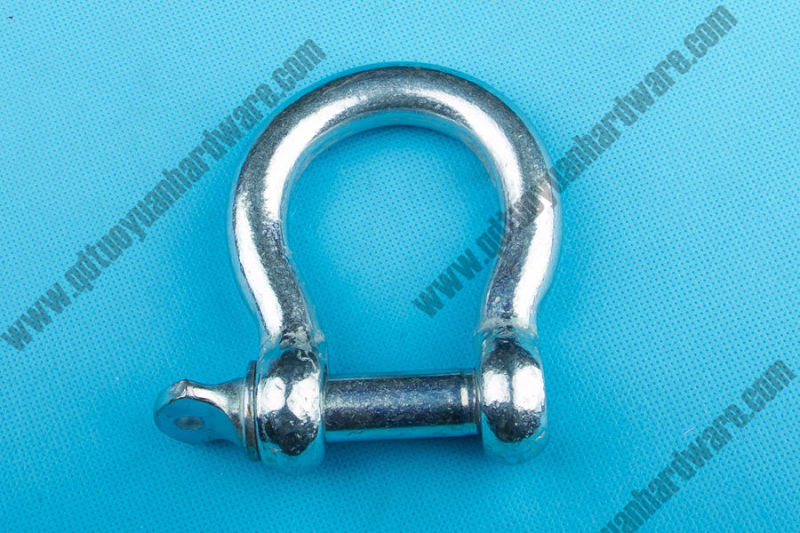 China Manufacturer JIS Type Galvanized D Shackle Marine Hardware