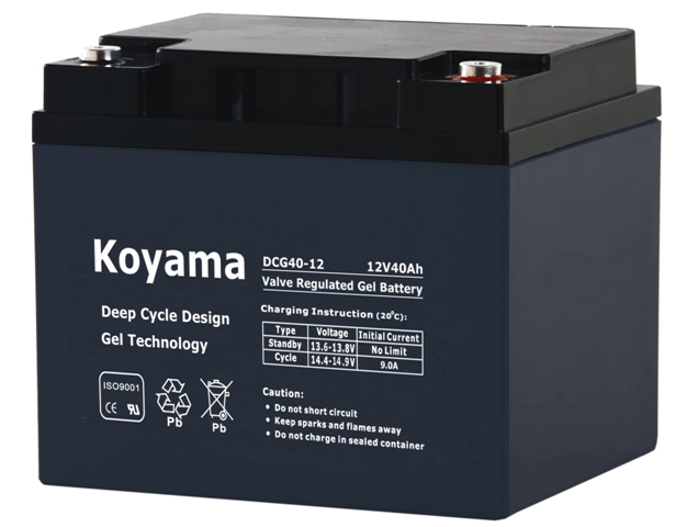 12V 40ah Deep Cycle Gel Battery for Sweeper