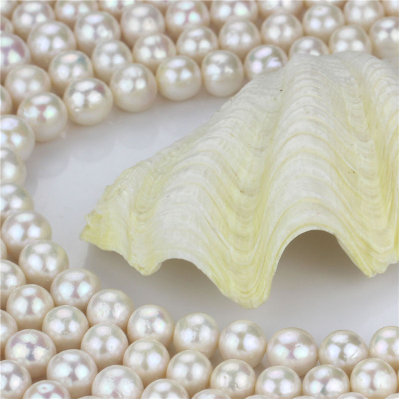 Fresh Water Pearl Strand AA- 12mm Edison White Loose Pearl Strand