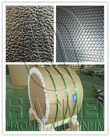 Diamond Pattern Embossed Aluminum Coil 1100 1060 3003