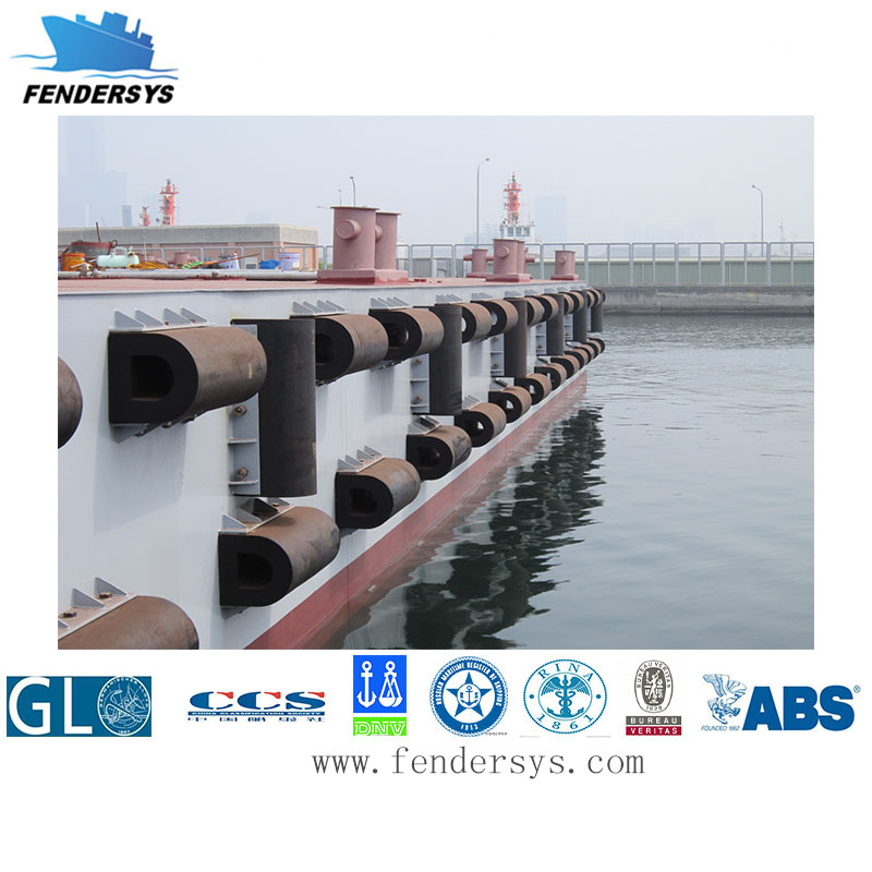 D Type Marine Rubber Dock Fenders for Harbour