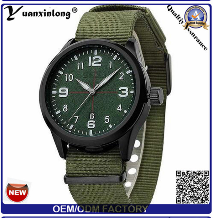 Yxl-313 Nylon Band or Strap Top Sell Stainless Steel Watch Calendar Date Casual Dw Style Sport Watches for Mens Women