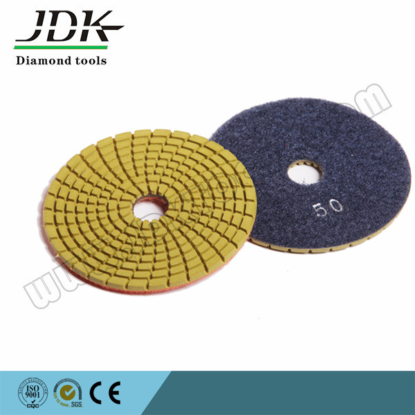 Diamond Flexible Wet Polishing Pads Resin Pad