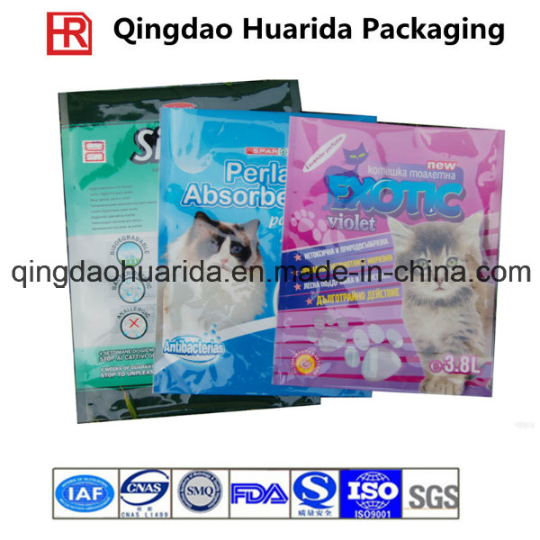 Customized Cat Litter Plastic Bag Manufacturer with Colorful Printing