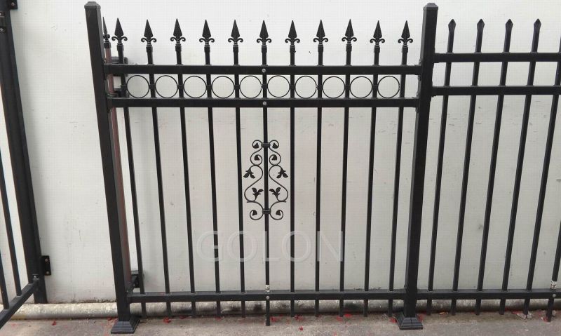 15 Years Rust Resistance Galvanized Steel Fence