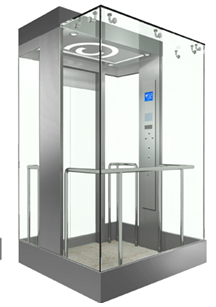 Panoramic Elevator with Glass Cabin for Sightseeing