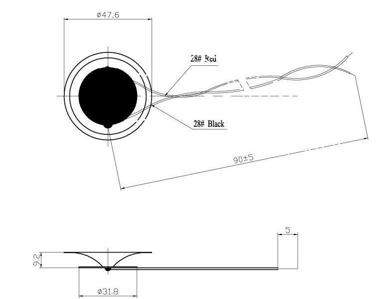 Free Sample Piezo Buzzer with Wire