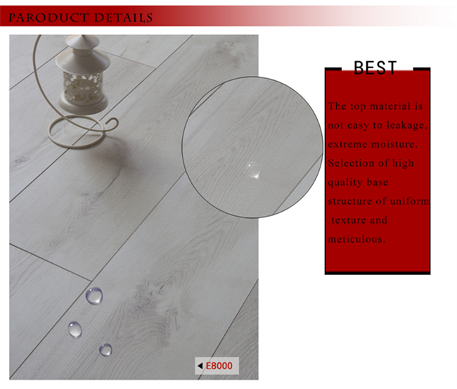 European Oak E0 AC4 HDF Laminate Vinyl Flooring