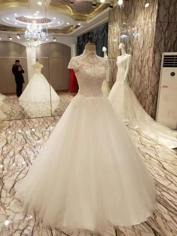 New Arrival 2017 Top Princess Marriage Floor Length Wedding Dresses