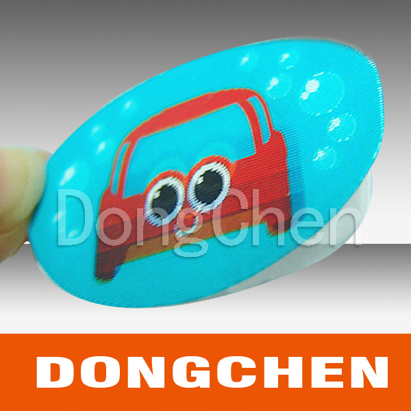 Nice and Super Visual Effect Waterproof Custom 3D Lenticular Stickers