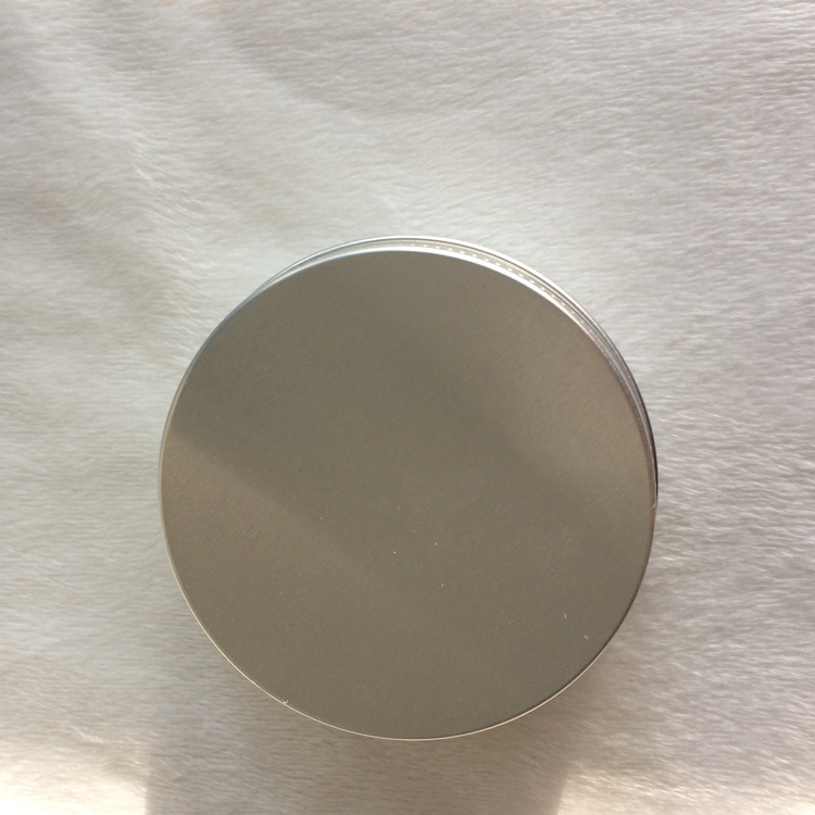 Silver Aluminum Tin with Screw Lid