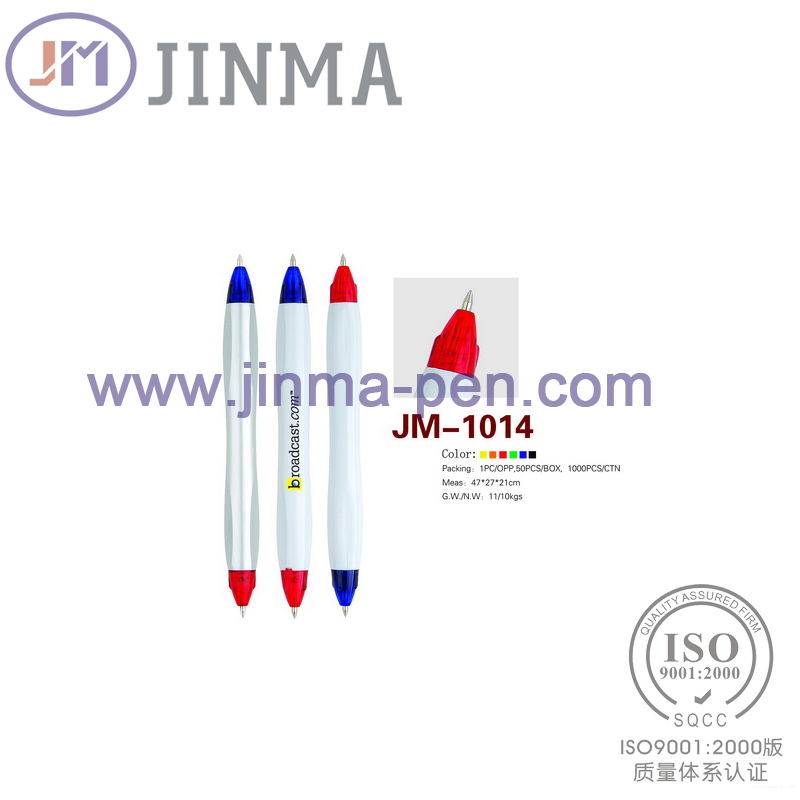 The Promotion Gifts Plastic Two Ends   Ball Pen Jm-1014