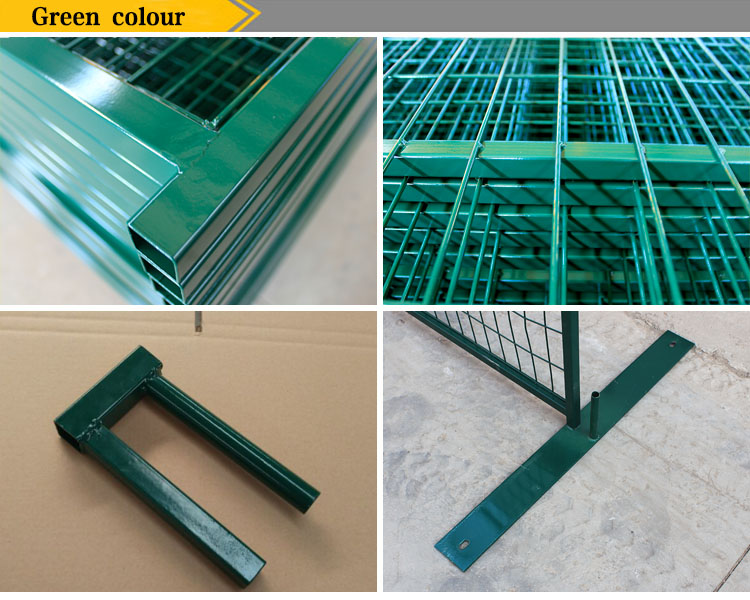 Plastic Coated Canada Standard Temporary Fence