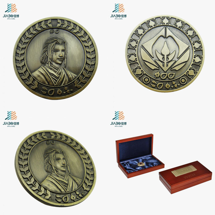 Bulk Item Antique Bronze 3D Custom Acient Coin for Souvenir